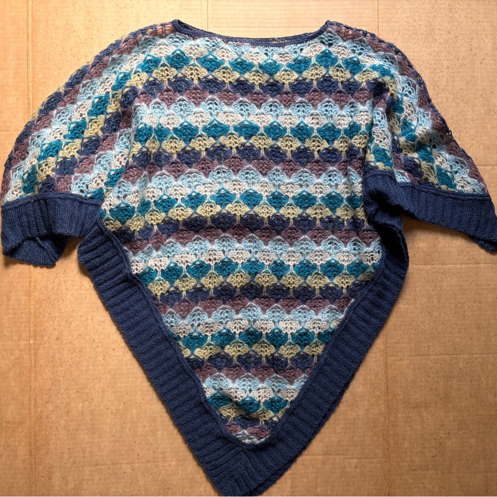 Missoni Zig Zag Crochet Poncho
